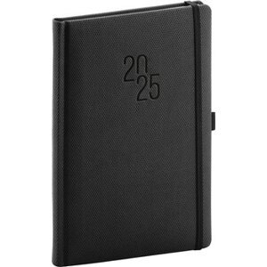 Týdenní diář Diamante 2025, černý