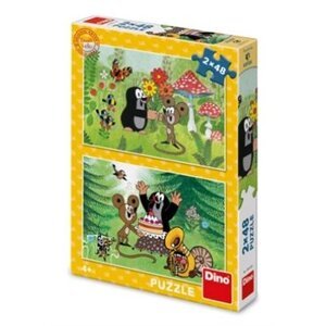 Krtek: Oslava 2x48 Puzzle