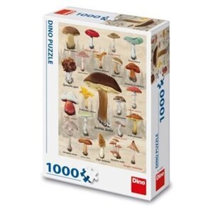 Houby koláž 1000 Puzzle