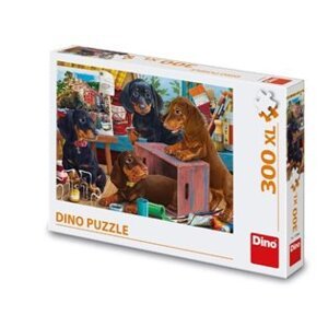 Puzzle - Jezevčíci 300 XL dílků