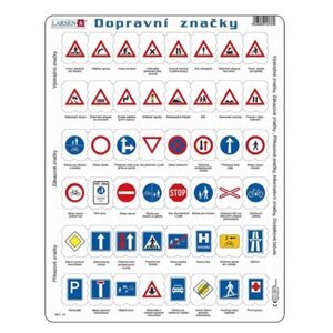 Puzzle - Dopravní značky 48 dílků
