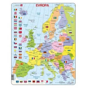 Puzzle - Evropa politická mapa 48 dílků