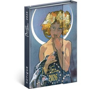 Týdenní magnetický diář Alfons Mucha 2026