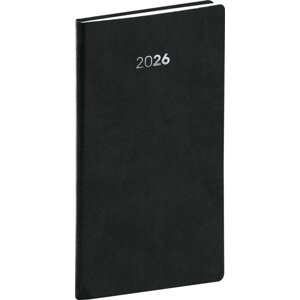 Kapesní diář Balakon 2026, černý