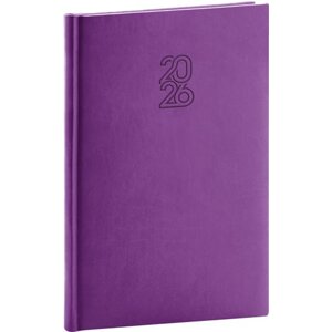 Týdenní diář Aprint 2026, fialový