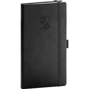 Kapesní diář Aprint Top 2026, černý