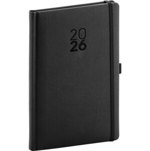 Týdenní diář Diamante 2026, černý