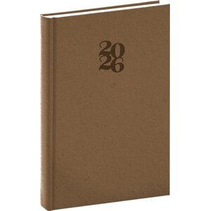 Denní diář Essenza 2026, oříšek