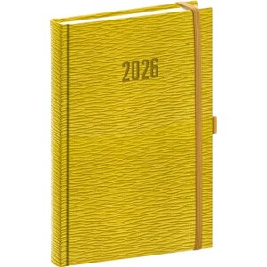 Denní diář Rivoli 2026, žlutozelený