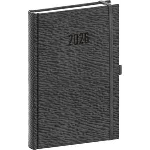 Denní diář Rivoli 2026, šedý